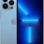 Apple iPhone 13 Pro Max, 128 Go, bleu Sierra - Débloqué (renouvelé)