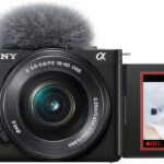 Sony Alpha ZV-E10 APS-C Kit caméra sans miroir avec objectif interchangeable Noir