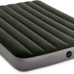 INTEX Dura-Beam 64778E Matelas pneumatique standard Fiber-Tech – Taille complète – Hauteur du lit de 25,4 cm – Capacité de poids de 272,2 kg – Pompe incluse