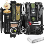 Dusor 21 in 1 Survival Kit, Fathers Day Dad Gift Ideas, Fathers Day Dad Gifts from Daughter, Dad Gifts for Fathers Day, Camping Essentials Gifts for Men Husband Stepdad, Father's Day Hunting Gifts