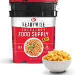 READYWISE - Emergency Food Supply, 124 Servings, 1 Bucket, Freeze-Dried, MRE, Pre-Made, Survival and Adventure Essentials for Camping, Hiking & Emergencies, Individually Packaged, 25-Year Shelf Life